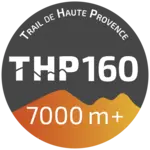 Logo du THP summer 'THP160 7000 m+', représentant l'aventure extrême et festive en Haute Provence. Ce format exigeant combine défis sportifs intenses, paysages lumineux et une ambiance unique avec musique et communauté. Vivez une expérience inoubliable lors de cet événement sportif et culturel.